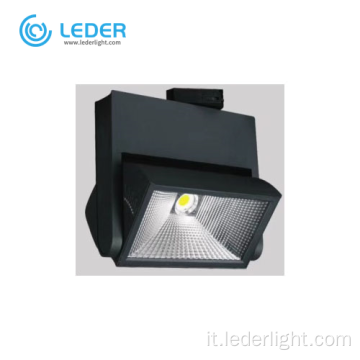 LEDER Squisita luce a binario a LED nera da 45 W